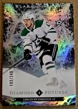 LOGAN STANKOVEN 2024-25 UD BLACK DIAMOND HOCKEY 192/249 FUTURES