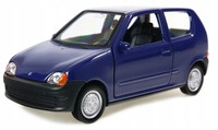 Welly Fiat Seicento Lila MaßStab 1:34 1:39 4,5 Zoll Diecast Auto In Box