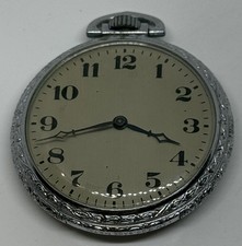 Elgin Pocket Watch 11 Jewels 6s 1896 Runs