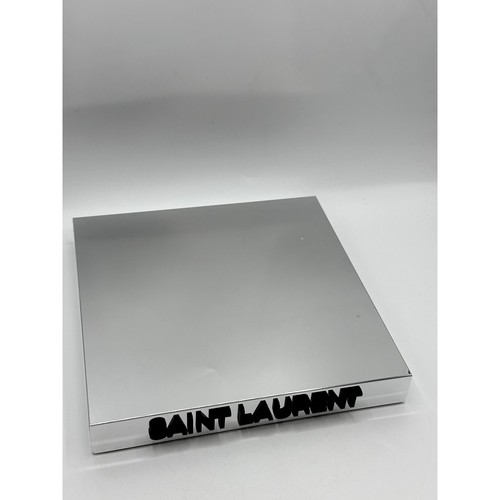 SAINT LAURENT Institutional Micro Elements Ständer Tablett Sonnenbrille Brille Silber - Bild 2 von 6