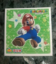 Super Mario Sticker "002 Mario" Holographic Sticker Japan Limited