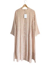 Cabbages & Roses Agatha Coat SIZE UK 12 Check Floral 100% Linen BNWT NEW Button 