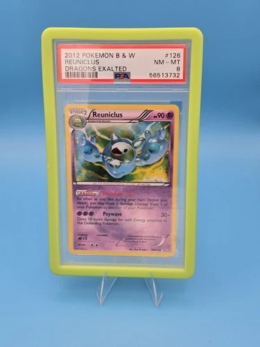 PSA 8 Reuniclus Dragons Exalted 2012 Shiny Secret Rare Card 126/124 NM-MT