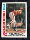 1982 Nolan Ryan Topps Baseball Card #5 Houston Astros