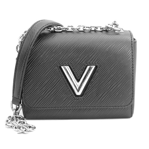 LOUIS VUITTON Twist PM Epi Black Silver Hardware M50332 #120
