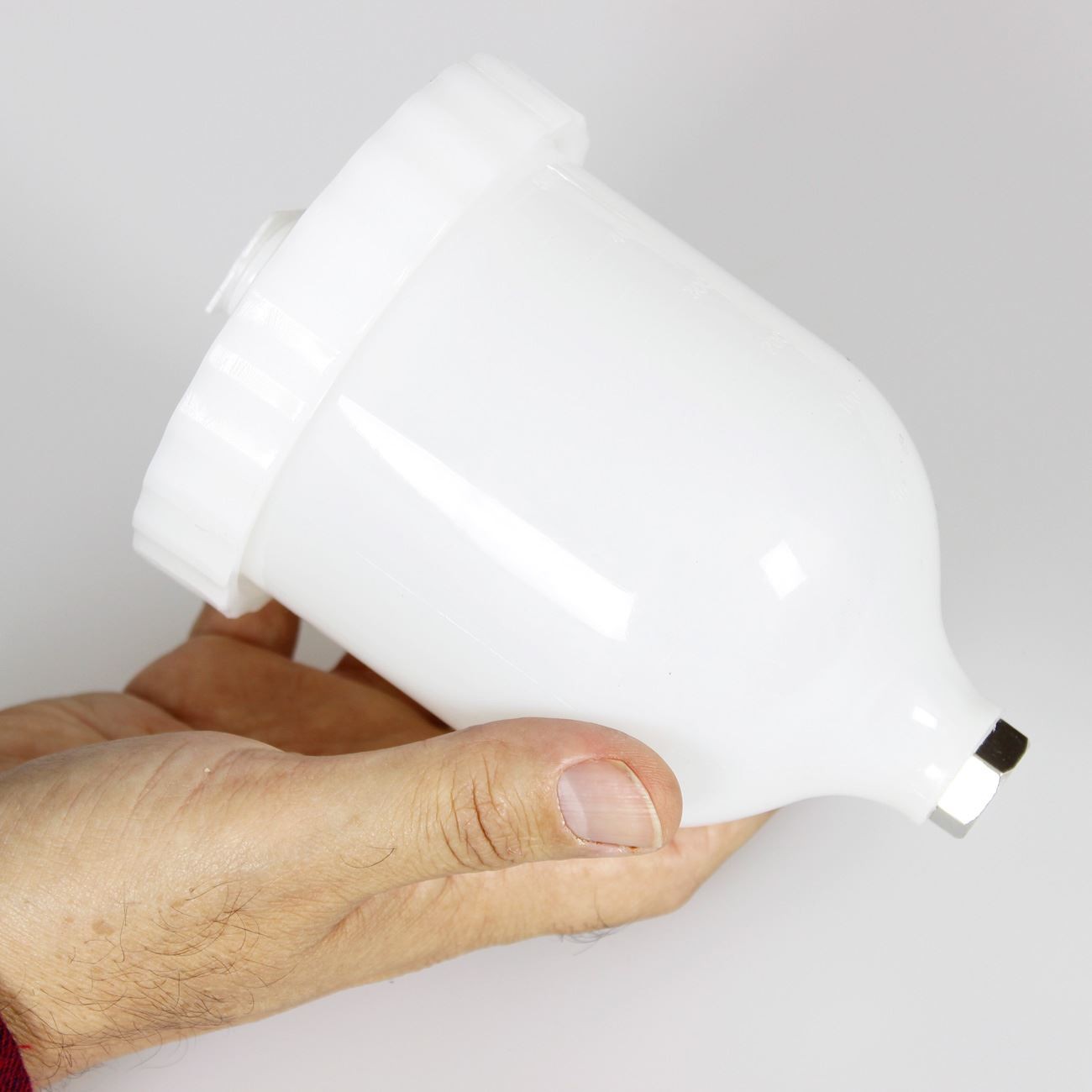 600CC HVLP Spray Gun Replacement Cup Plastic M16 Thread SP22142002 UK