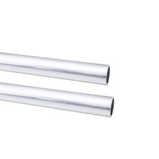 Seamless 6061 Aluminum Round Tube 5/8" OD 0.08" Wall 10" Length 2Pcs