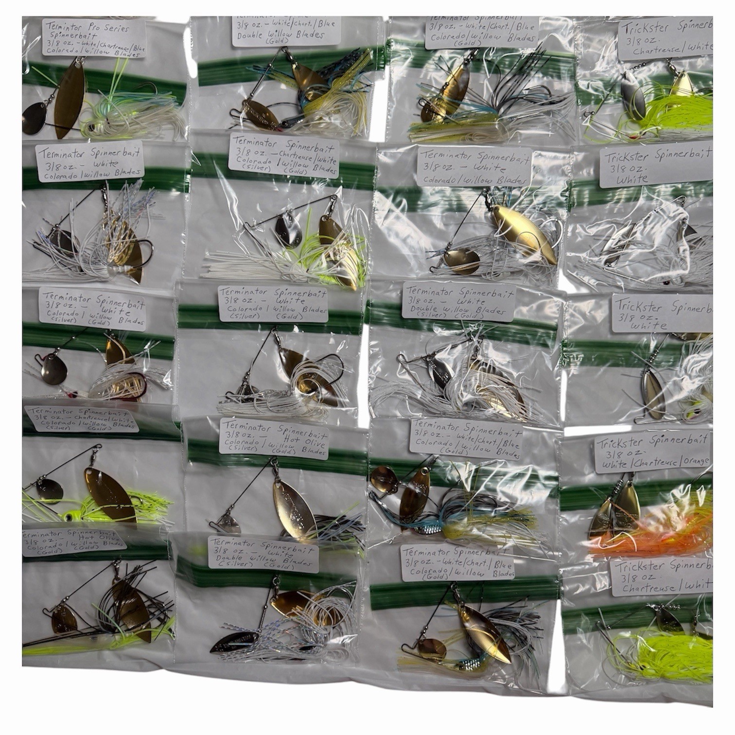 Terminator Trickster Strike King Booyah Spinnerbait Lot Assorted 3/8 oz Fishing - Image 6