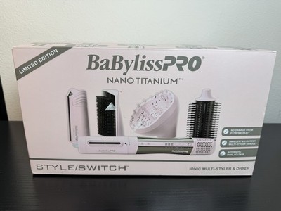 BaByliss PRO Nano Titanium Style / Switch LE PINK Ionic Multi-Styler Dryer