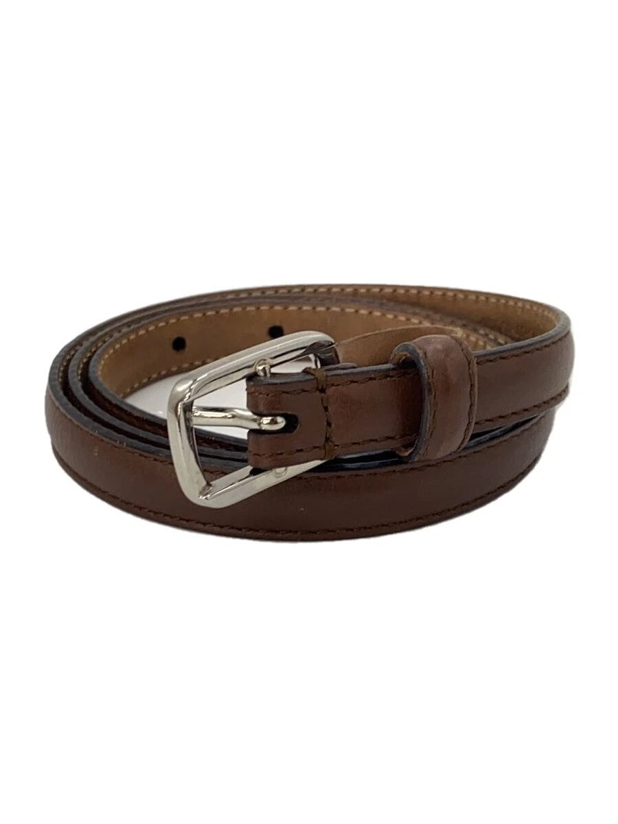 Ceinture GUCCI cuir marron couleur unie femme 354659