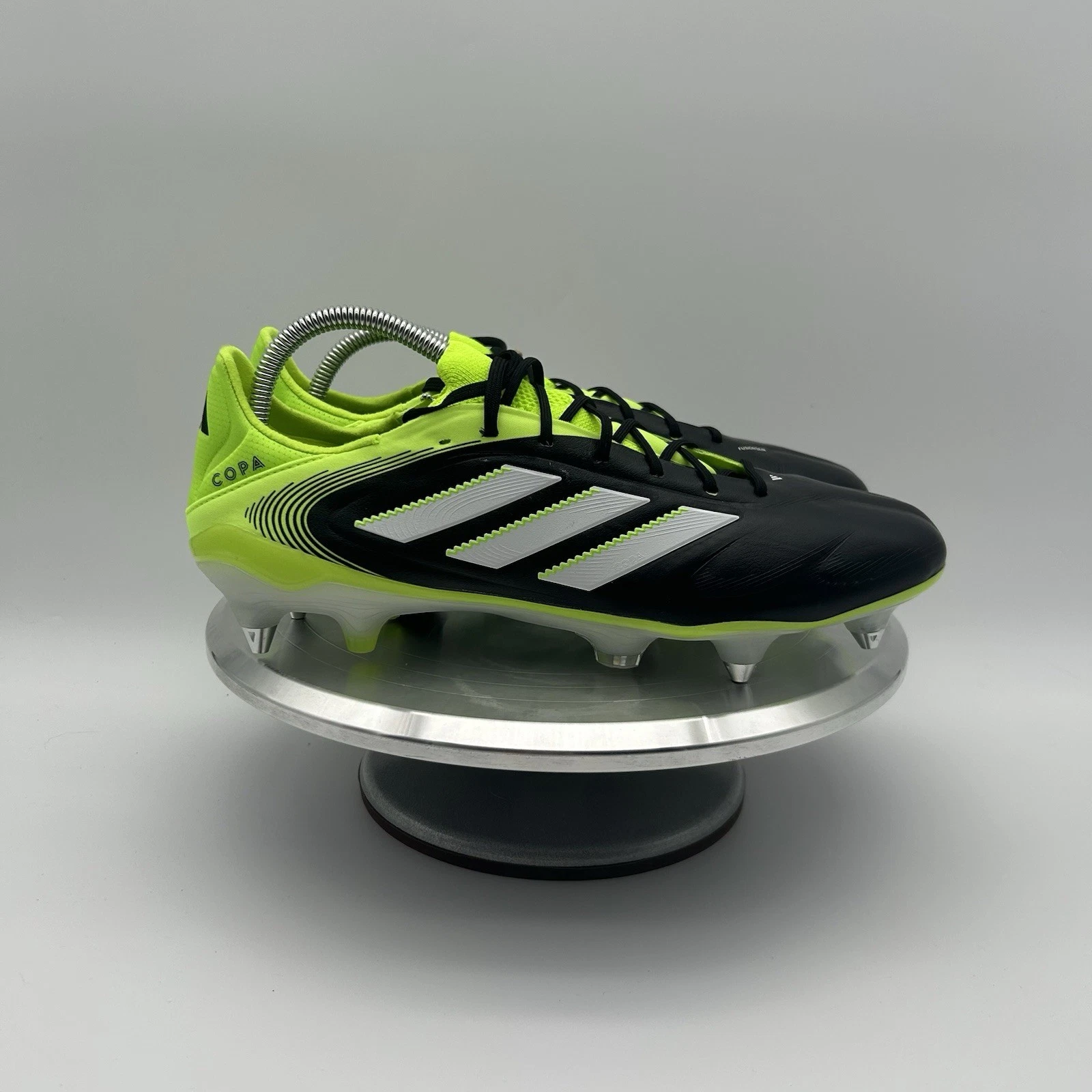 Adidas Copa Pure 3 Elite SG Core Black Lucid Lemon Cleats Men’s Size 10 JR2822