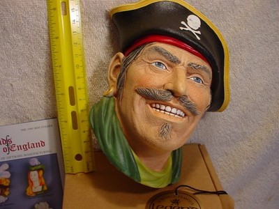 NOS Legends Captain Kidd #17Made in England Nautical F Wright Bossons Chalkware