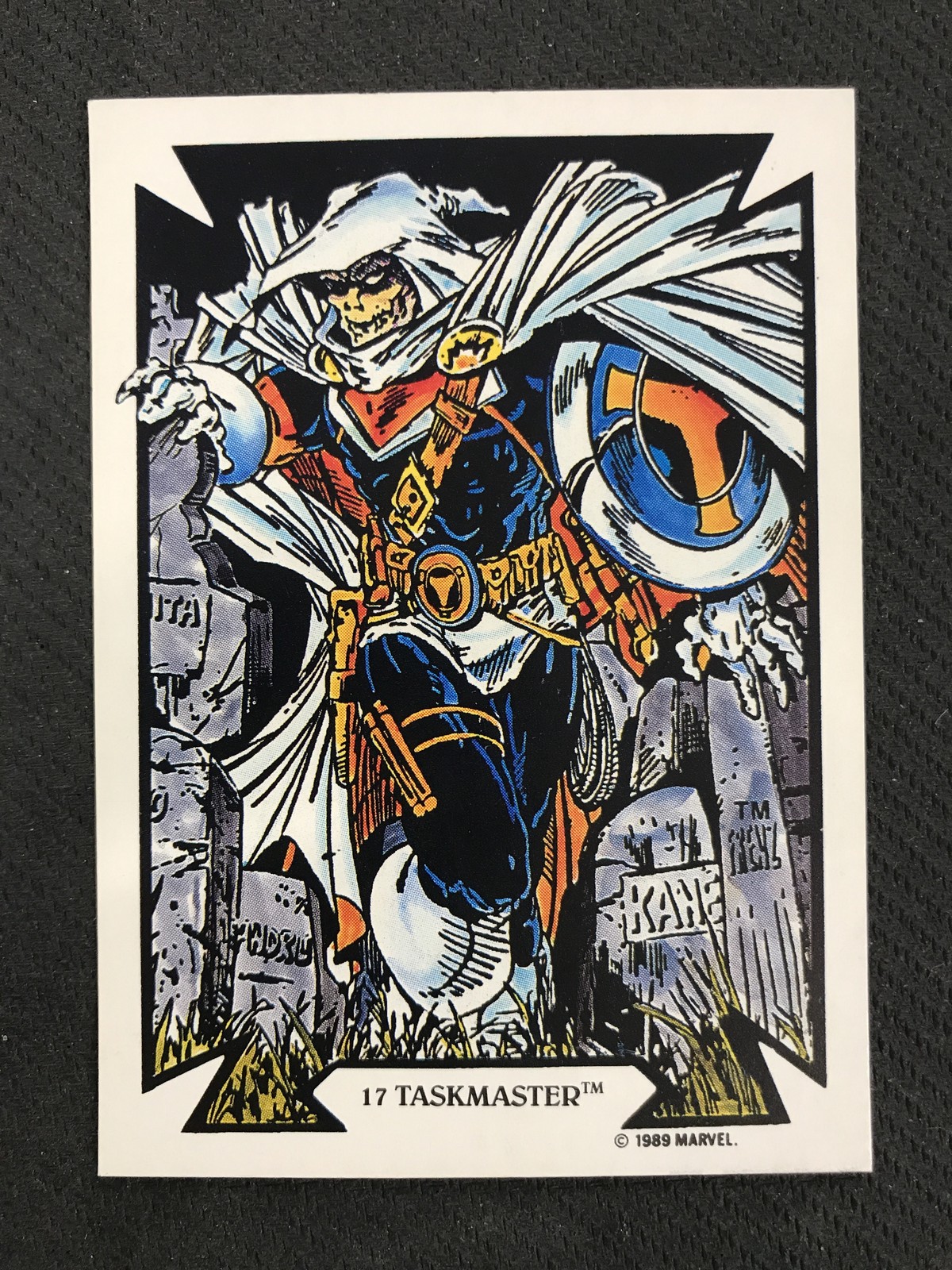 1989 Comic Images Marvel Comics Todd McFarlane #17 Taskmaster