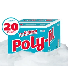 Poly Fil Premium Polyester Fiber Fill by Fairfield, 20 Pound Box