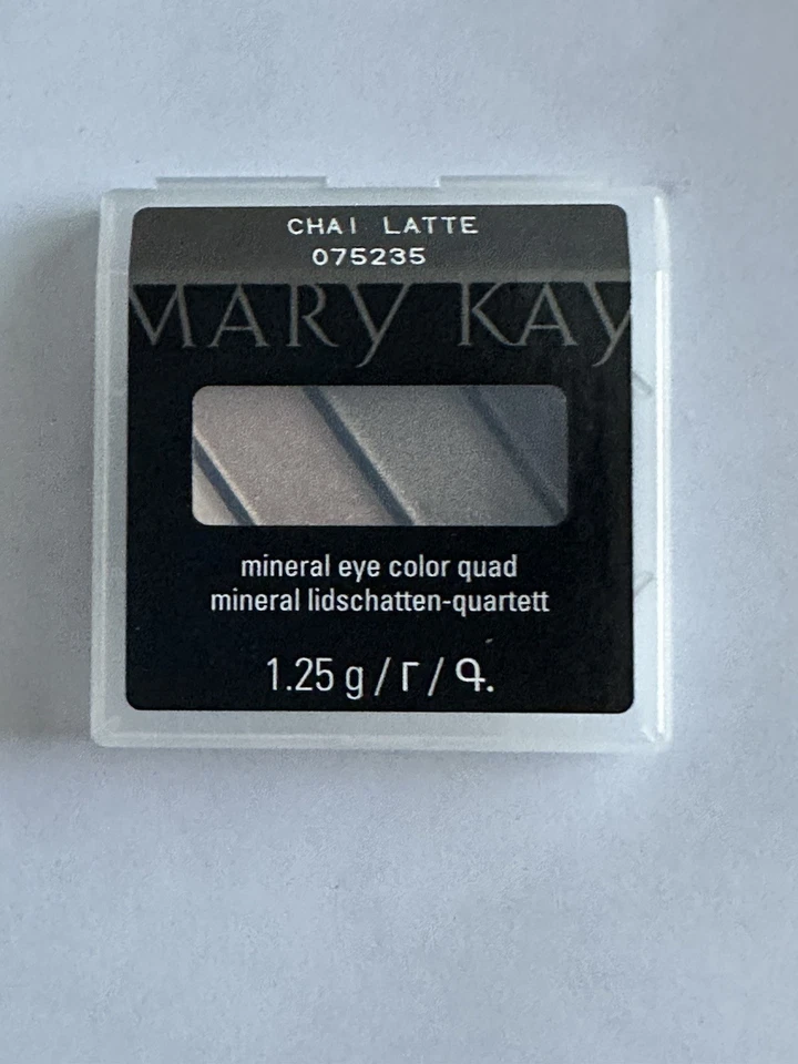 MARY KAY Mineral Eye Color Quad    CHAI LATTE. Discontinued. New. - Image 2 of 4