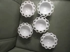 MILK GLASS SHERBET/DESSERT CUPS Set of 5