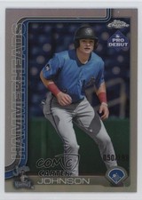 2025 Topps Pro Debut Chrome Refractor 50/199 Carter Johnson #PDC-187 8d2