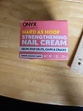 ONYX HARD AS HOOF NAIL CREAM Helps Stop Splits, Chips, Cracks