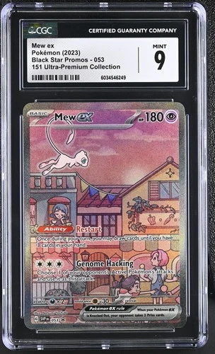 Mew Ex 151 Ultra-Premium Collection Black Star Promos 053 CGC 9