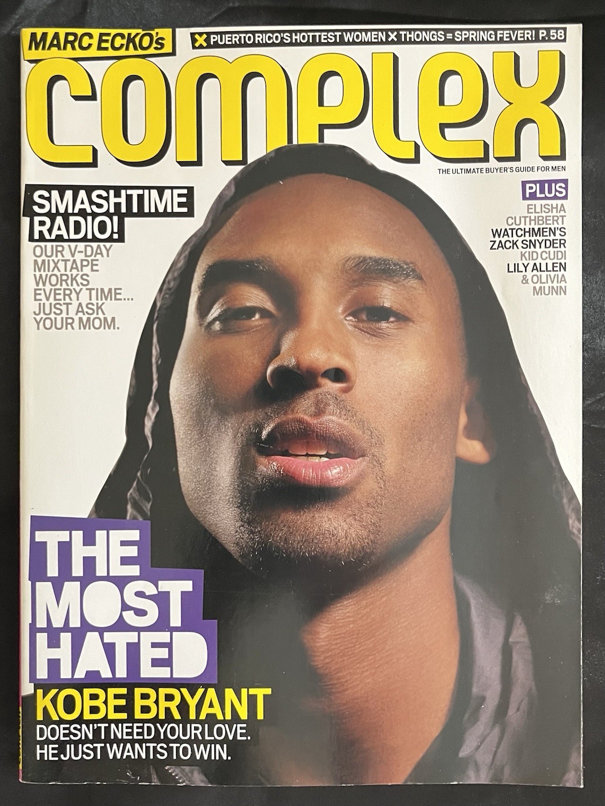 COMPLEX Magazine KOBE BRYANT Feb/March 2009 Elisha Cuthbert Aziz Ansari Kid Cudi