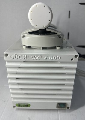 BÜCHI Vac V-500 Laboratory PTFE Diaphragm Vacuum Pump 120V Tested Pulls Vacuum