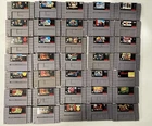 Lot of 35 Super Nintendo SNES Games - Untested - AS IS - No Reserve!