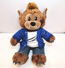 Retired Build-A-Bear Workshop Howl-O-Ween Werewolf Plush Toy 2 Pc BAB Outfit