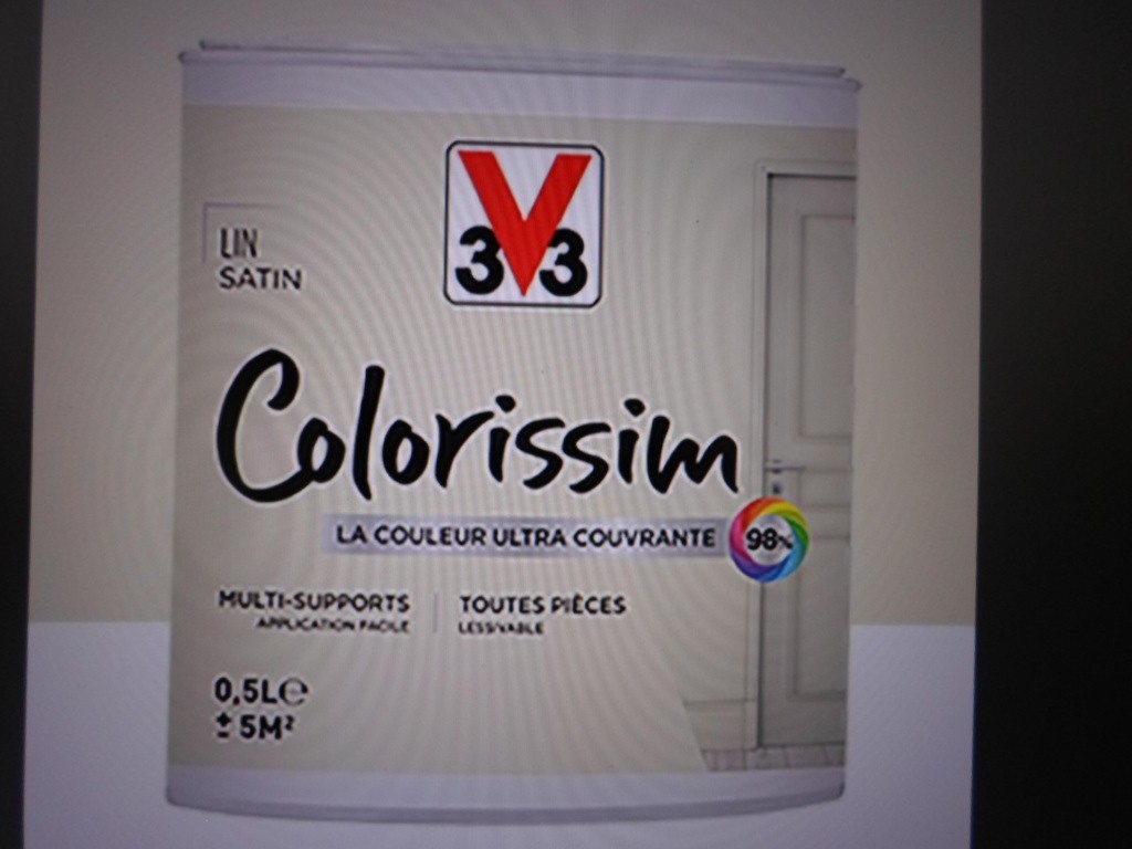 Colorissim Lin satin 0.50L peinture lavable haute résistance