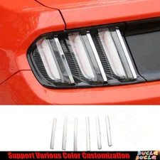 Exterior Rear Tail Light Lamp Strip Trim For Ford Mustang 15-2023 Silver Chrome
