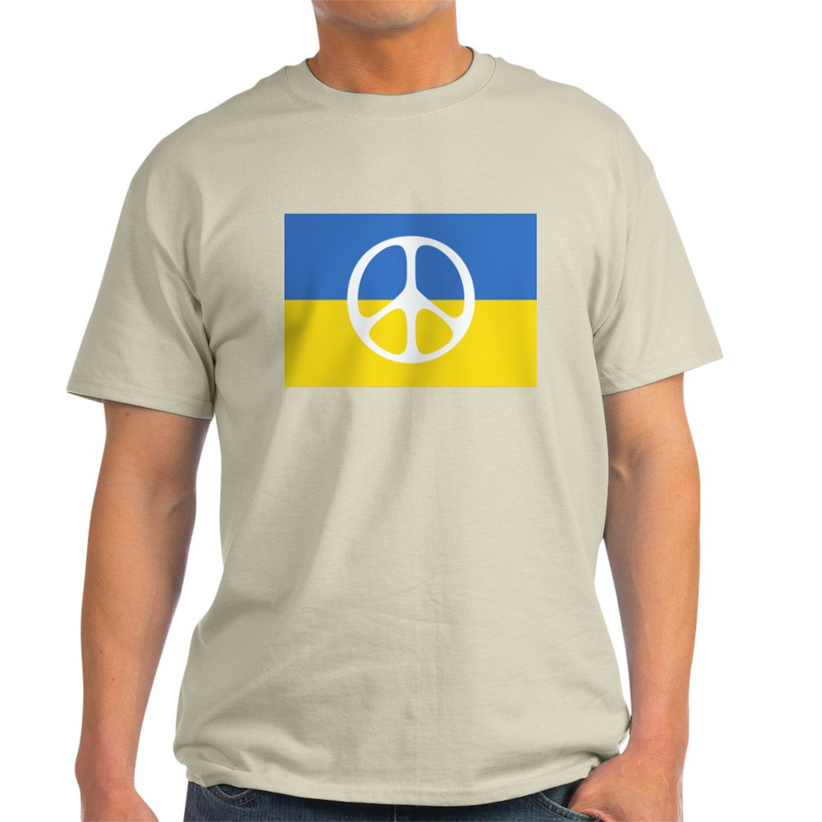 CafePress Pray For Peace In Ukraine T Shirt 100% Cotton T-Shirt (905507124)