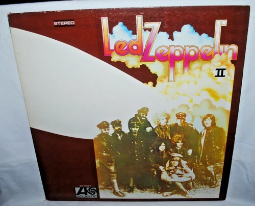 LED ZEPPELIN II, LP record album, VG, Atlantic SD 19127, 1970s repress, barcode
