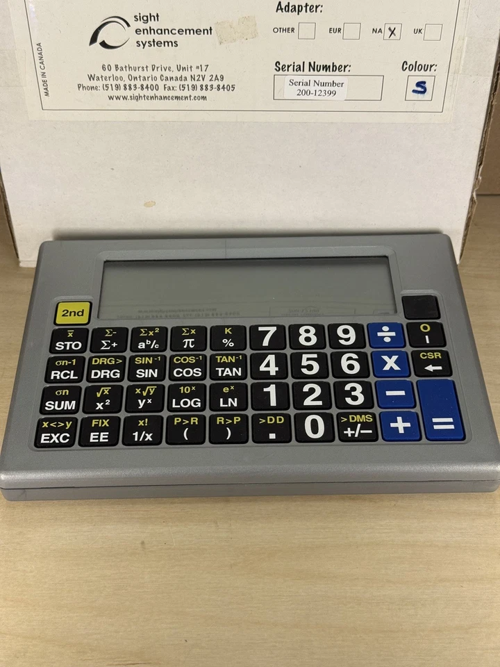 Sight Enhancement Systems Sci-Plus Series 200 Calculator (UNTESTED NO CHARGER ) - Image 3 of 3