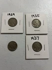 Lot Of 4 Buffalo Nickels
