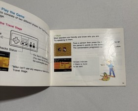 StarTropics Nintendo NES 1990 & Manual (No Secret Letter) Auth Tested FREE Ship