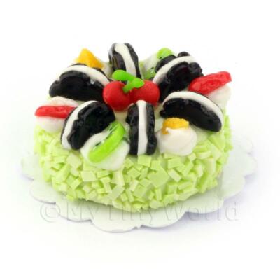 Vassoio Di Natale Con Biscotti In Miniatura Melody Jane | Accessorio Scala 1:12 Per Casa Delle Bambole | Cucina E Sala Da Pranzo