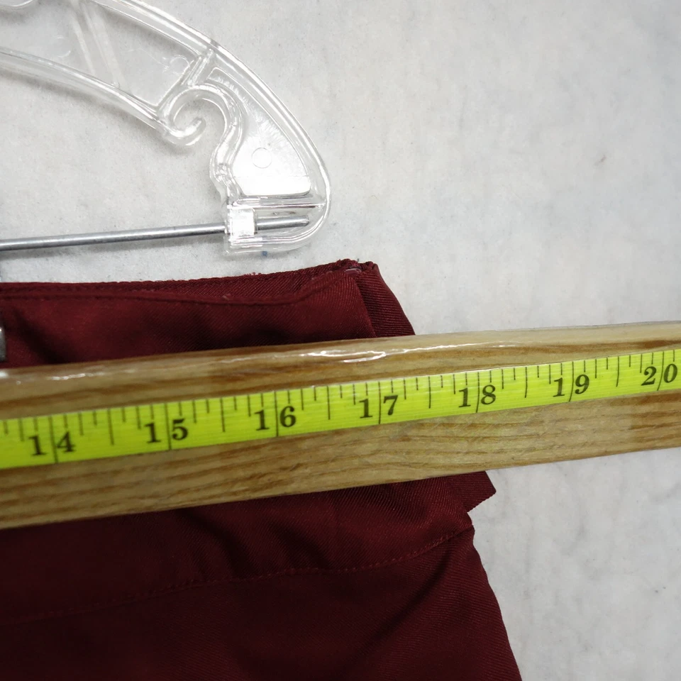 Falda para mujer La Redoute 14 rojo/negro estampado medallón cremallera lateral cinturón línea A Foto 3 de 4