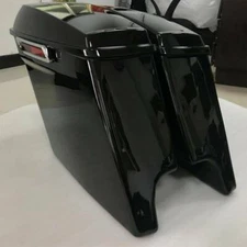5" Stretched Extended Hard Saddle bags For Harley Touring Road King 2014-2024 US