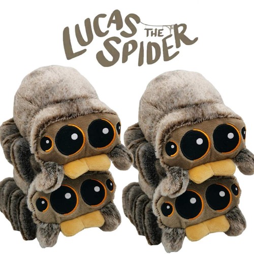 Juguete de peluche araña negra Lucas almohada suave animal de peluche para decoración de habitación de niños - Imagen 7 de 13