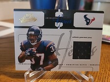 2005 Playoff Absolute Memorabilia Heroes Materials /150 Domanick Davis #AH-5