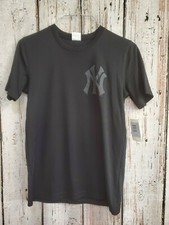 Youth Medium New York Yankees Ellsbury 22 Polyester Short Sleeve Tee T Shirt NW
