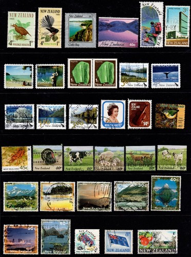 CLEARANCE!!! NEW ZEALAND No.109 COLLECTION OF (34) STAMPS USED