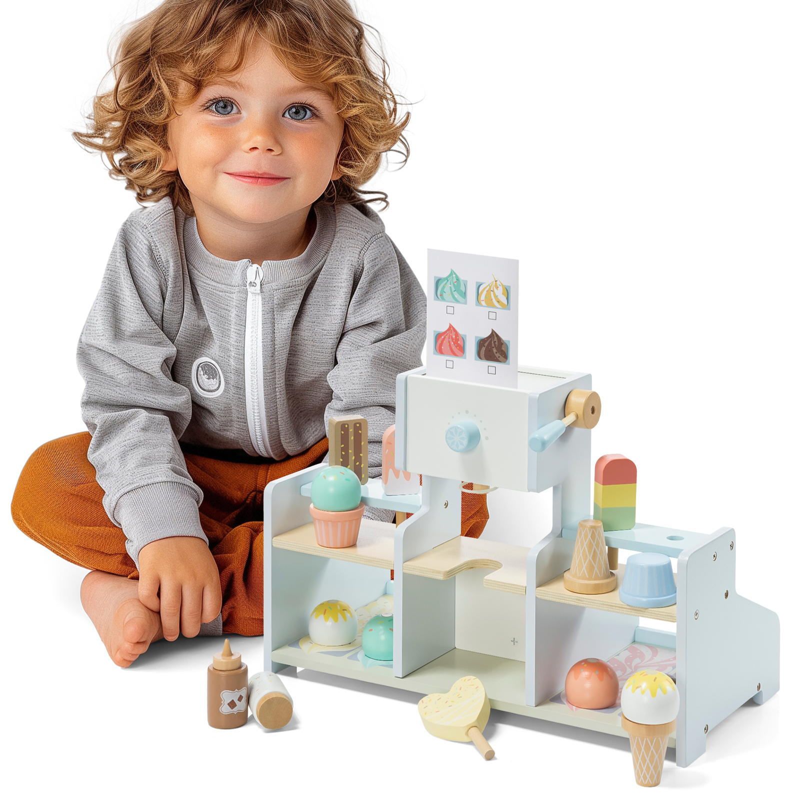 Spielzeug Eisdiele - Spielzeug Kaufladen - Spielzeug Eis-Geschft 3890₽