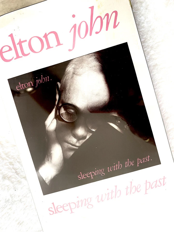 ELTON JOHN SEALED LONGBOX CD SLEEPING WITH THE PAST PROMO WHISPERS SACRFICE LP Foto 2 de 4