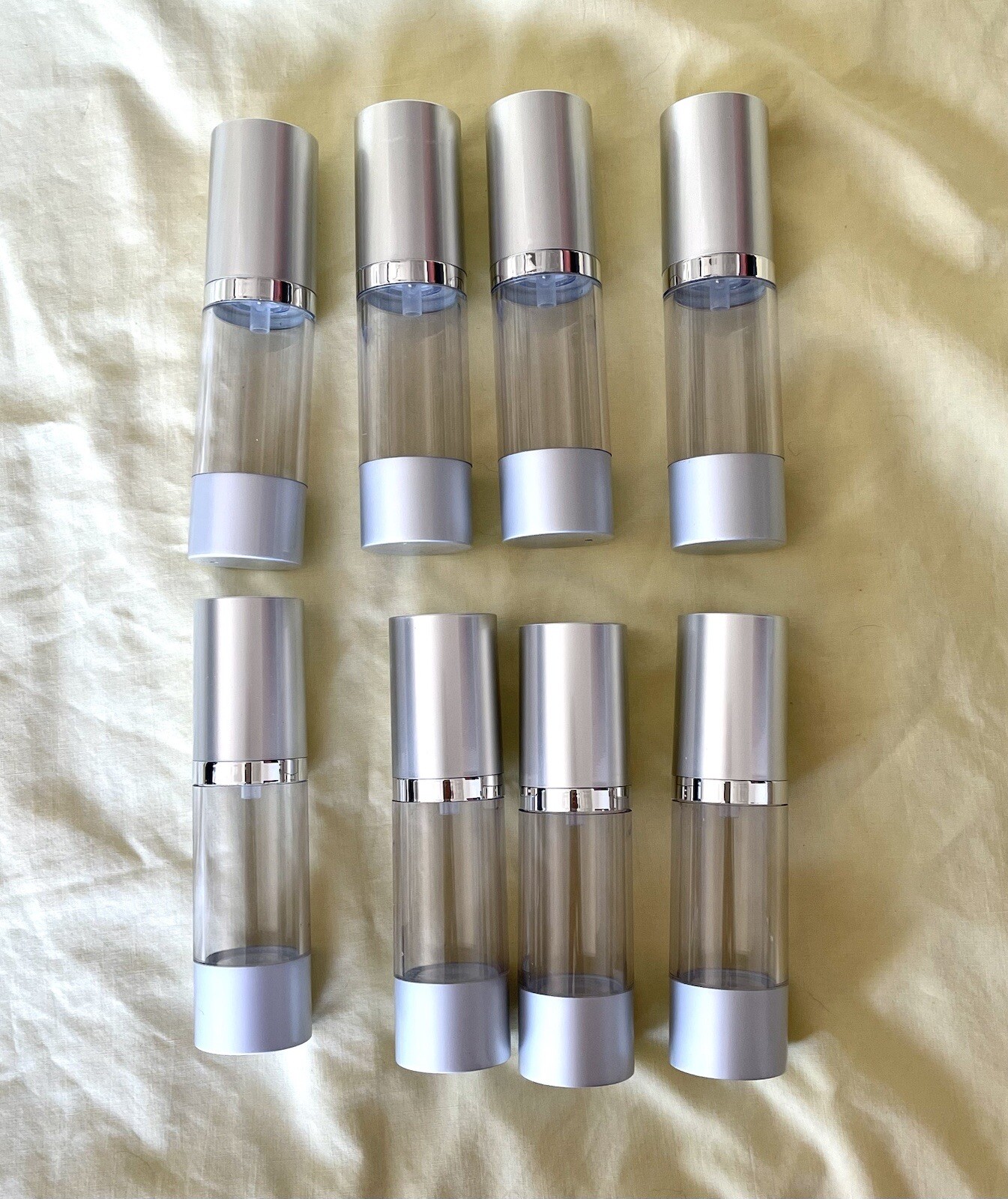 Cosmetic Essential Oils Lotion Clear Silver