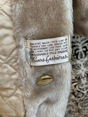 Vintage 70s Sears Fashion Faux Fur Coat - Camel Beige - Women's Vintage 70s Sears Fashion Faux Fur Coat - Camel Beige - Women's