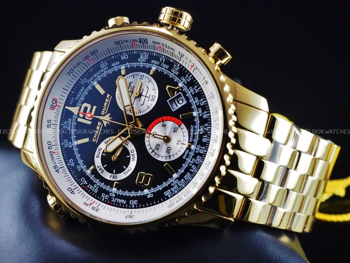 NEW INVICTA CHASE DURER FLIGHT COMMANDER SWISS CHRONOGRAPH