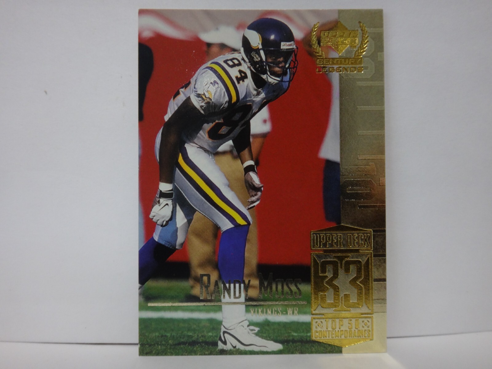 1999 Upper Deck Century Legends Randy Moss #83 HOF