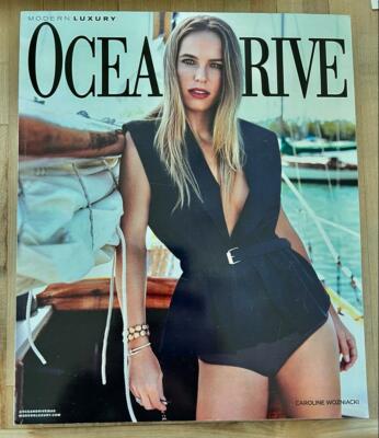Ocean Drive MIAMI Magazine SEP 2018 CAROLINE WOZNIACKI mint