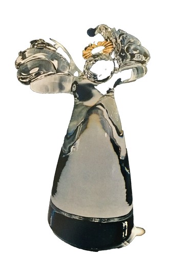 Vtg Steuben Glass Sculpture: American Eagle Bird Figure *See