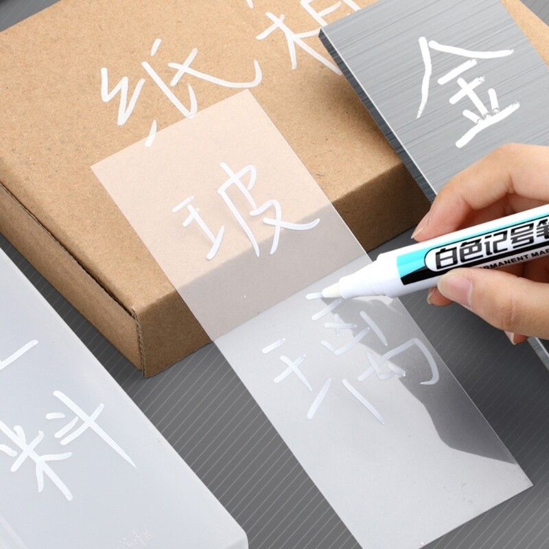 4 Pcs Oilbased Permanent Markers Marker Pens Waterproof Paint Pens for